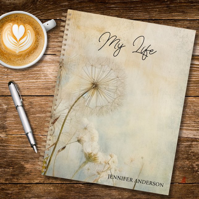 Agenda Rustic Dandelions (Criador carregado)