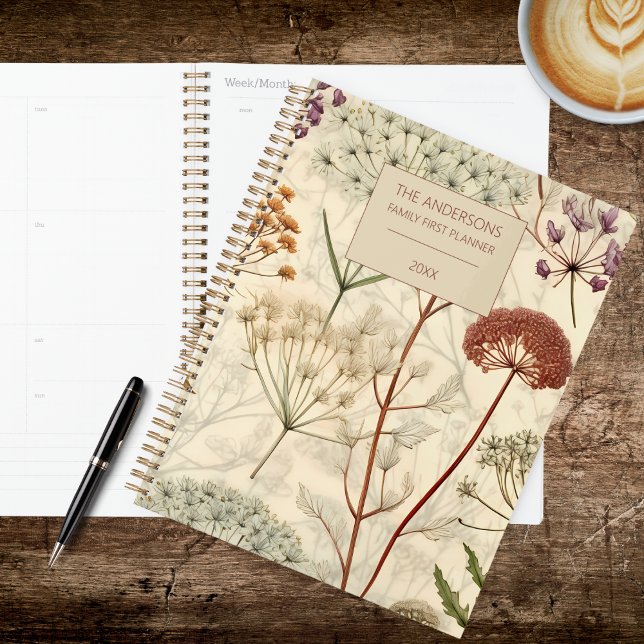 Agenda Rustic Queen Anne's Lace (Criador carregado)