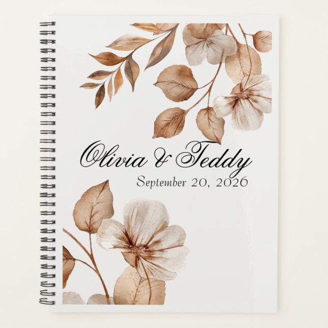 Agenda Rustic Romance Wedding Planner (Frente)
