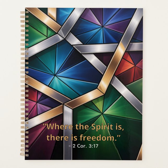 Agenda Sacred Light" Geometric Prayer - Stained (Frente)