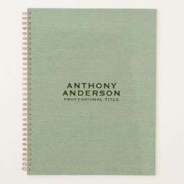 Agenda Sage Green Fabric Texture