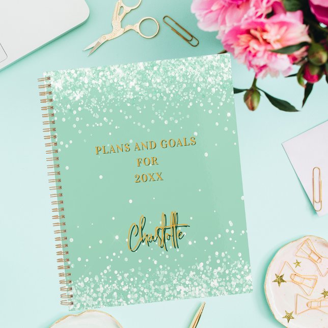 Agenda Sage green name script 2026 (Criador carregado)