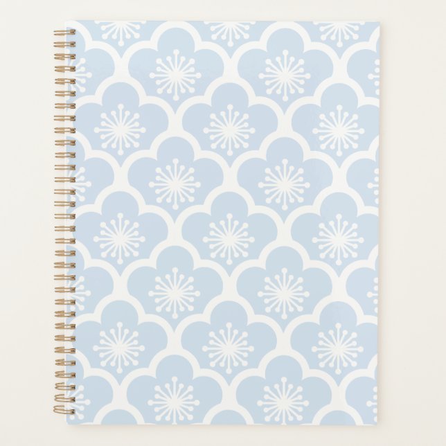 Agenda Sakura Suave Neutro - Azul Pó (Frente)