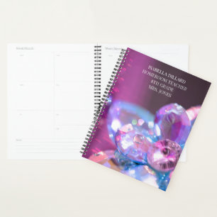 Agenda Sala de Aula de Joias Violeta Azul Mística