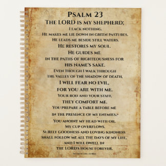 Agenda Salmo 23 {versão NHEB.}
