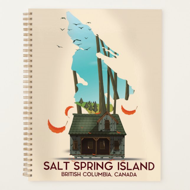 Agenda Salt Primavera Island British Columbia Canada (Frente)