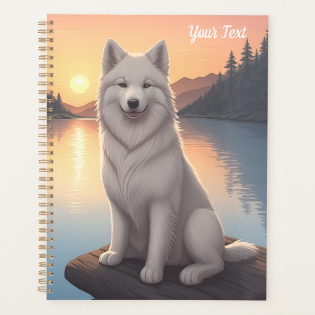 Agenda Samoyed pelo Lago (Frente)