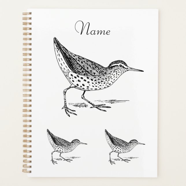 Agenda Sandpiper Shorebird Thunder_Cove (Frente)