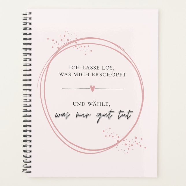Agenda Sanftes Loslass-Affirmation (Frente)