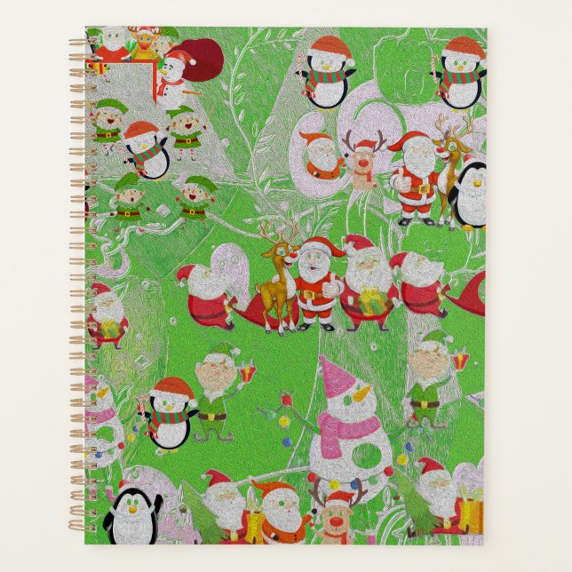 Agenda Santa Magical Green New Year  (Frente)