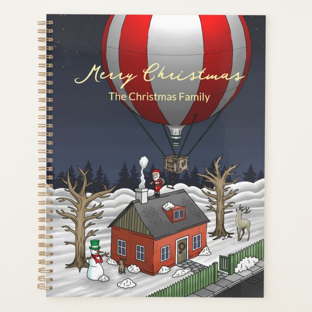 Agenda Santa's Hot Air Balloon (Frente)