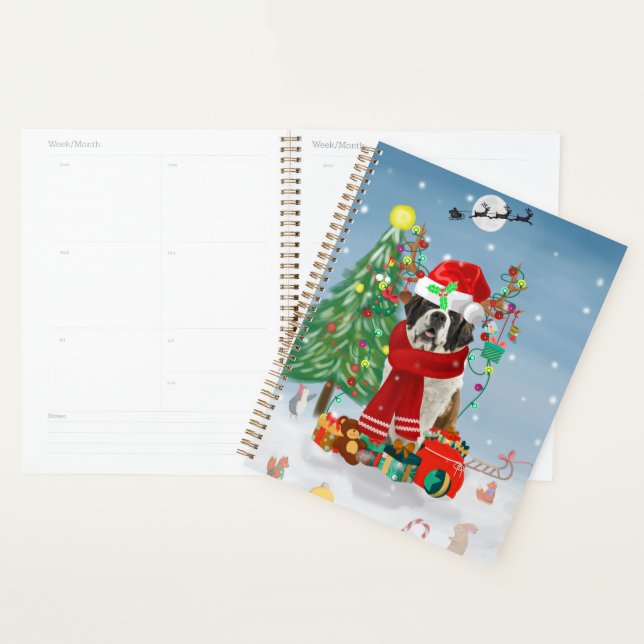 Agenda Santo Bernard Dog no Natal da Neve (Exibição)