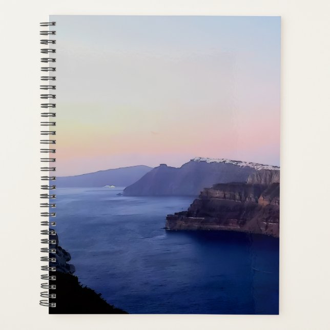 Agenda Santorini Greece Planner (Frente)