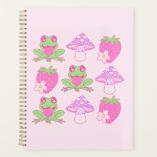 Agenda Sapo Kawaii, Cogumelo e Morango