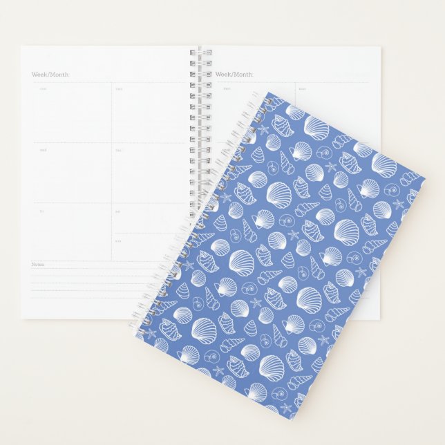 Agenda Sassy Seashell Pattern (Exibição)