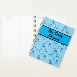 Agenda Schnauzer Miniatura Azul Claro