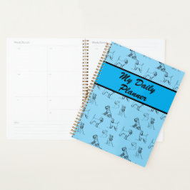 Agenda Schnauzer Miniatura Azul Claro