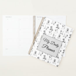 Agenda Schnauzer Miniatura Branco