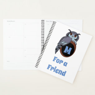 Agenda Scop Owl Monograma