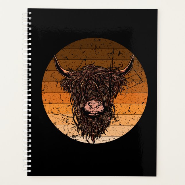 Agenda Scottish Highland Cattle (Frente)