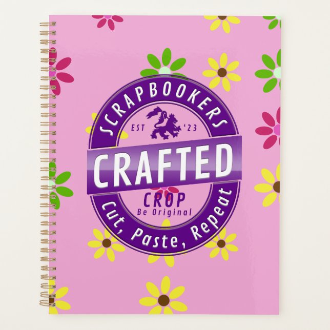 Agenda Scrapbookers - Cortar, Colar e Repetir (Frente)