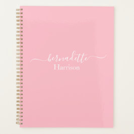 Agenda Script Elegante | Nome personalizado | Planner de