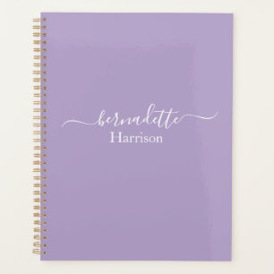 Agenda Script Elegante   Nome personalizado   Planner Lav