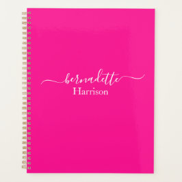 Agenda Script Elegante | Nome personalizado | Planner ros