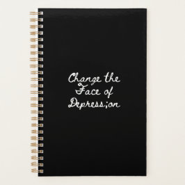 Agenda script font_Change the Face of Depression