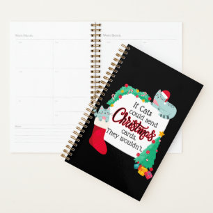Agenda Se Gatos Enviassem Cartões De Natal, Eles não...