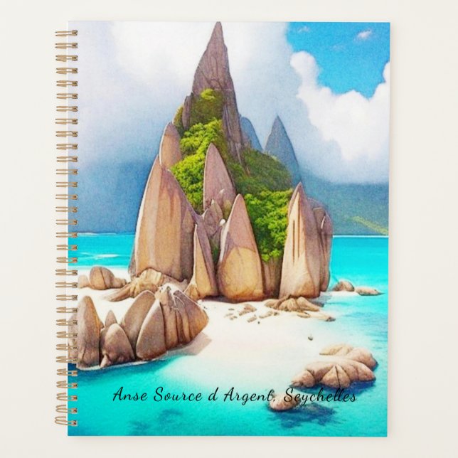 Agenda Seicheles Beach Art Ocean Lover (Frente)