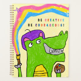 Agenda "Seja criativo!" Dragon Rainbow Planner