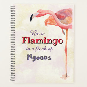 Agenda Seja Flamingo num bando de pombos