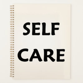 Agenda Self Care Minimal Planner Cover