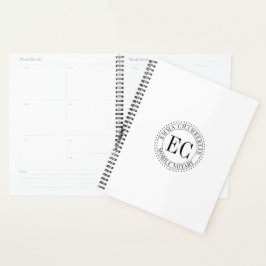 Agenda Selo de Logotipo de Notário Público Móvel Personal