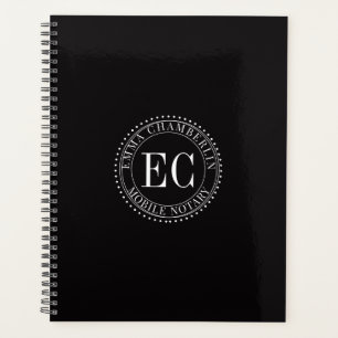 Agenda Selo de Notário Público Móvel Personalizado Logoti
