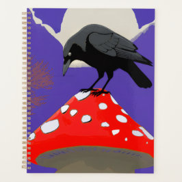 🖤 Agenda Semainier Corbeau Mystique