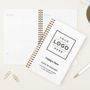 Agenda Semanal Logotipo Branco Empresarial