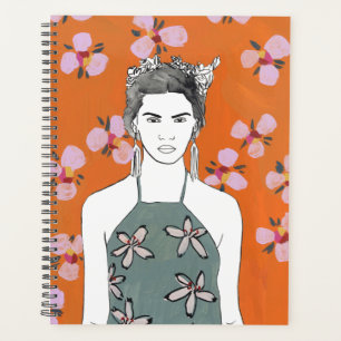 Agenda Senhora do Flor Rosa - Laranja
