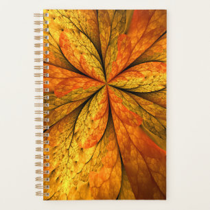 Agenda Sensação de outono, Flor Fractal Abstrato modern