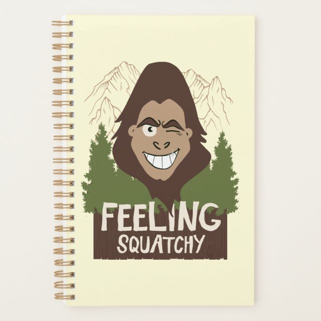 Agenda Sensação de Sasquatch Engraçado Engraçado (Frente)