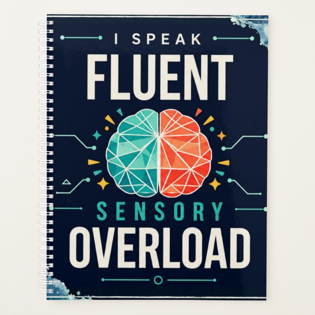Agenda Sensory Overload | Modern Neurodivergent Awareness (Frente)