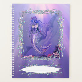 Agenda Sereia oceânica roxa