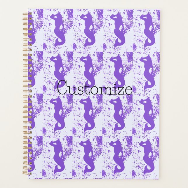 Agenda sereias de lavanda (Frente)