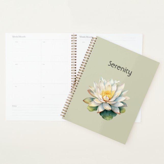 Agenda Serenidade da Flor de Lótus (Exibição)