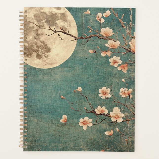 Agenda Serenidade do Flor de Cereja Ligado (Frente)