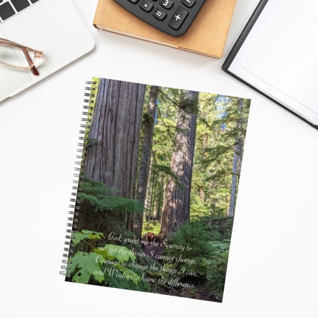 Agenda Serenity Prayer Green Forest (In Situ)