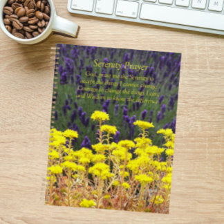 Agenda Serenity Prayer Summer Garden Floral