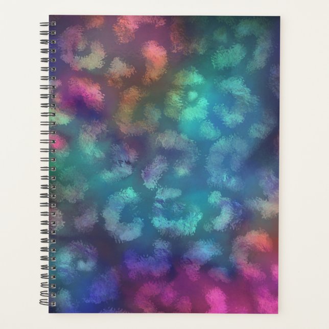 Agenda Série de Pintura Leopardo Design 6  (Frente)