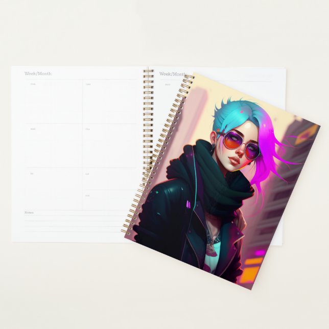 Agenda Sewer Emo Punk Lady (Exibição)